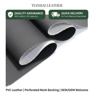 Grid Backing TH01C Series PVC Leather