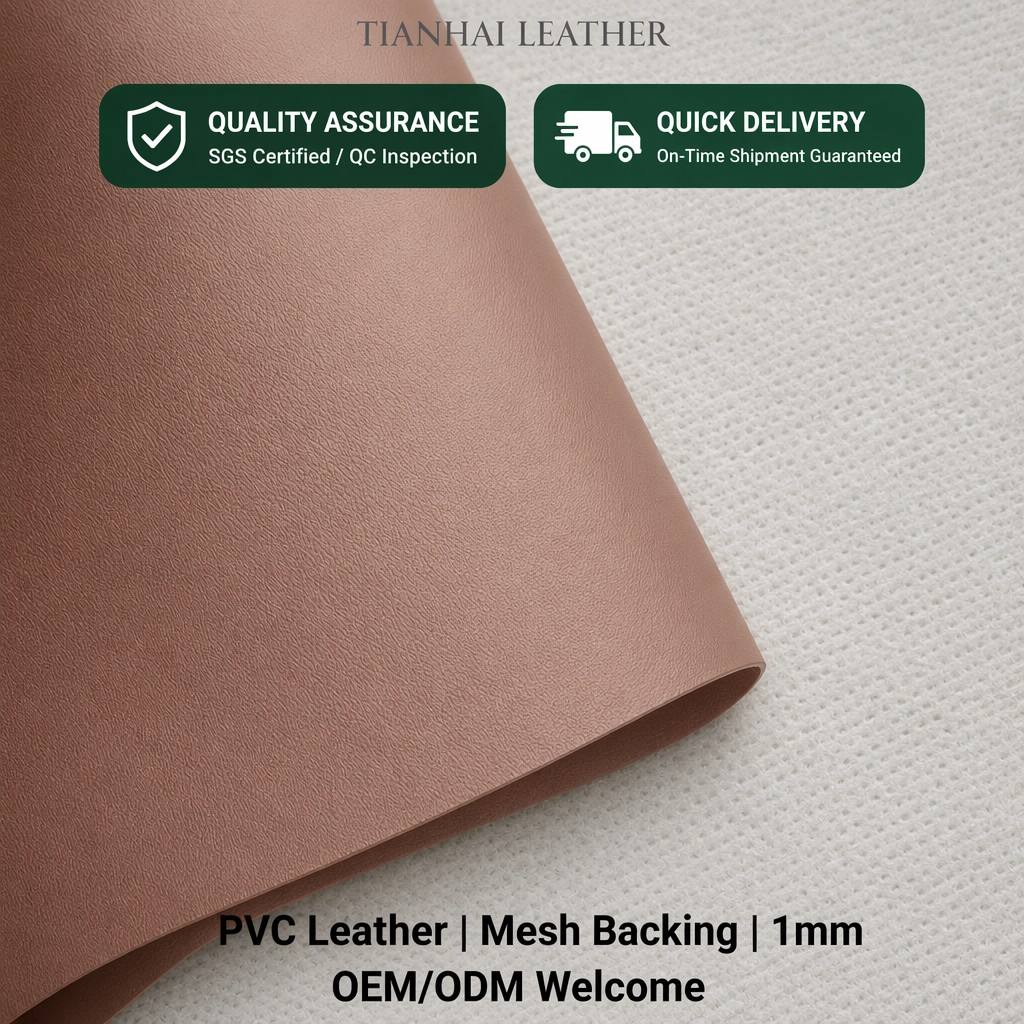 Brushed Backing 8220 Series PVC Leather