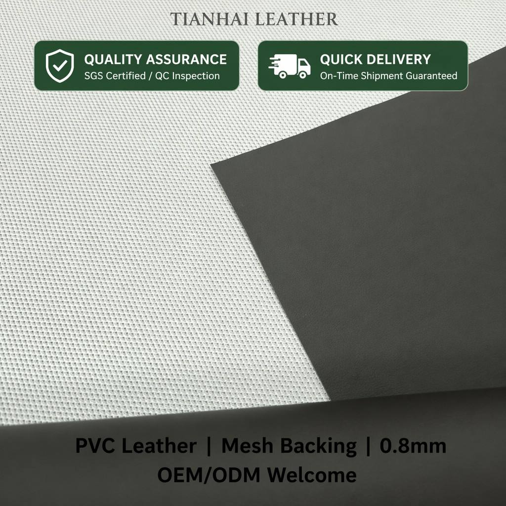 Grid Backing TH01C Series PVC Leather